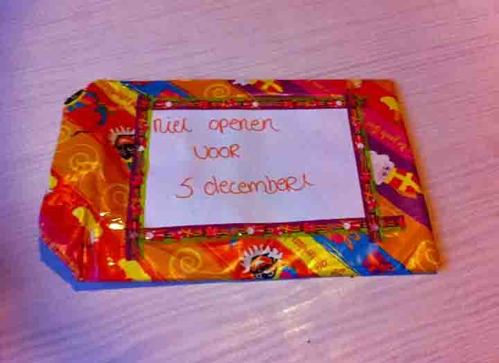 Pakje met gedicht