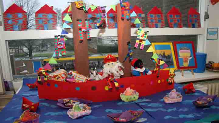 Pakjesboot in de woonkamer