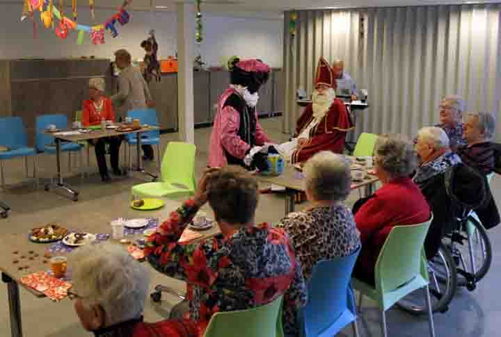 Sinterklaas viering met ouderen met dementie