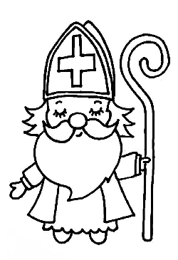 Kleurplaat Sinterklaasje