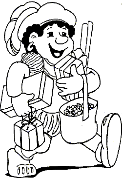Piet kleurplaten