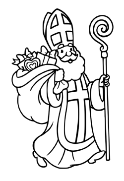 Sinterklaas kleurplaten