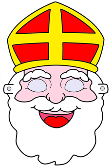Sinterklaas knutselmasker