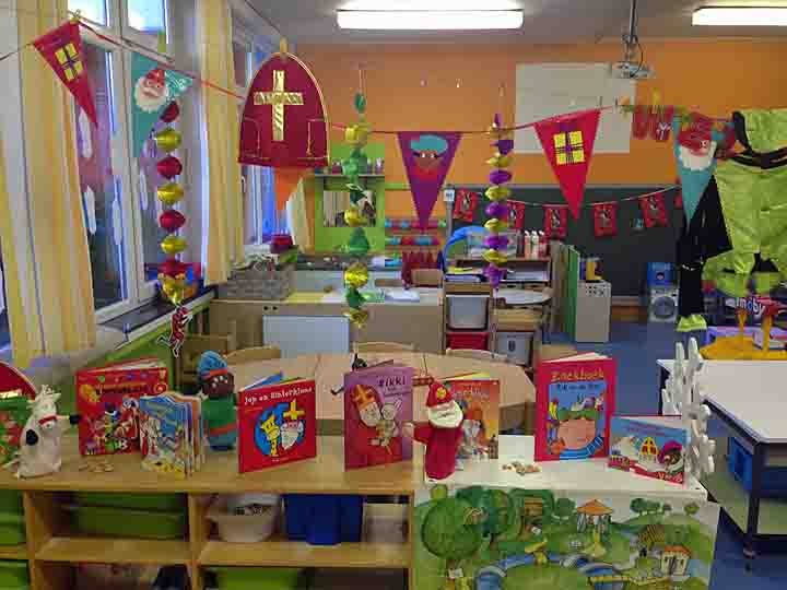 Sinterklaashoek op school